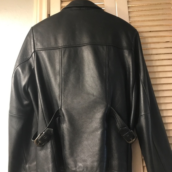 Real Leather jacket. Size Large. Super nice. Bought at Macy’s. Preston & Yorki - Picture 8 of 10